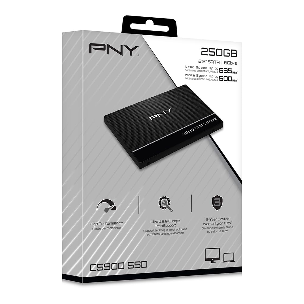 PNY CS900 250GB 2.5" SATA III Internal SSD