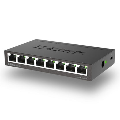 D-Link Ethernet Switch, 5 Port Gigabit Unmanaged Metal Desktop Plug and Play Compact (DGS-105),Black