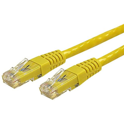 StarTech 6ft CAT6 Ethernet Cable - White CAT 6 Gigabit Ethernet Wire -250Mhz 100W PoE RJ45 UTP Molded Network Patch Cord with Strain Relief (C6PATCH6WH)