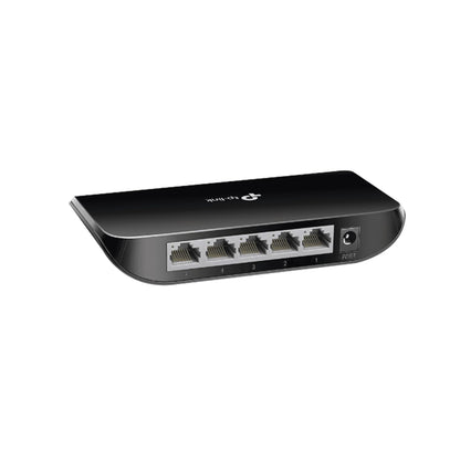 TP-Link 8 Port Gigabit Ethernet Network Switch | Plug and Play | Desktop or Wall-Mount | Plastic Case Ethernet Splitter | Fanless | Traffic Optimization | Unmanaged (TL-SG1008D),Black