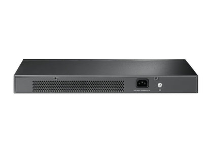 TP-Link TL-SG1024 | 24 Port Gigabit Ethernet Switch | Plug and Play | Sturdy Metal w/Shielded Ports | Rackmount | Fanless | 3 Year Manufacturer Warranty | Unmanaged, Black