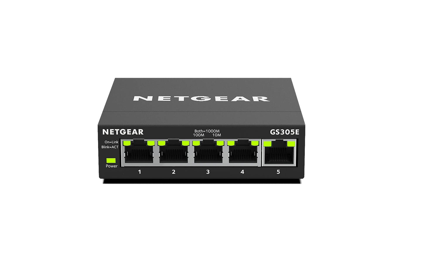 NETGEAR 8-Port Gigabit Ethernet Easy Smart Managed Essentials Switch (GS308E) - Desktop or Wall Mount, Home Network Hub, Office Ethernet Splitter, Silent Operation