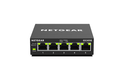 NETGEAR 8-Port Gigabit Ethernet Easy Smart Managed Essentials Switch (GS308E) - Desktop or Wall Mount, Home Network Hub, Office Ethernet Splitter, Silent Operation