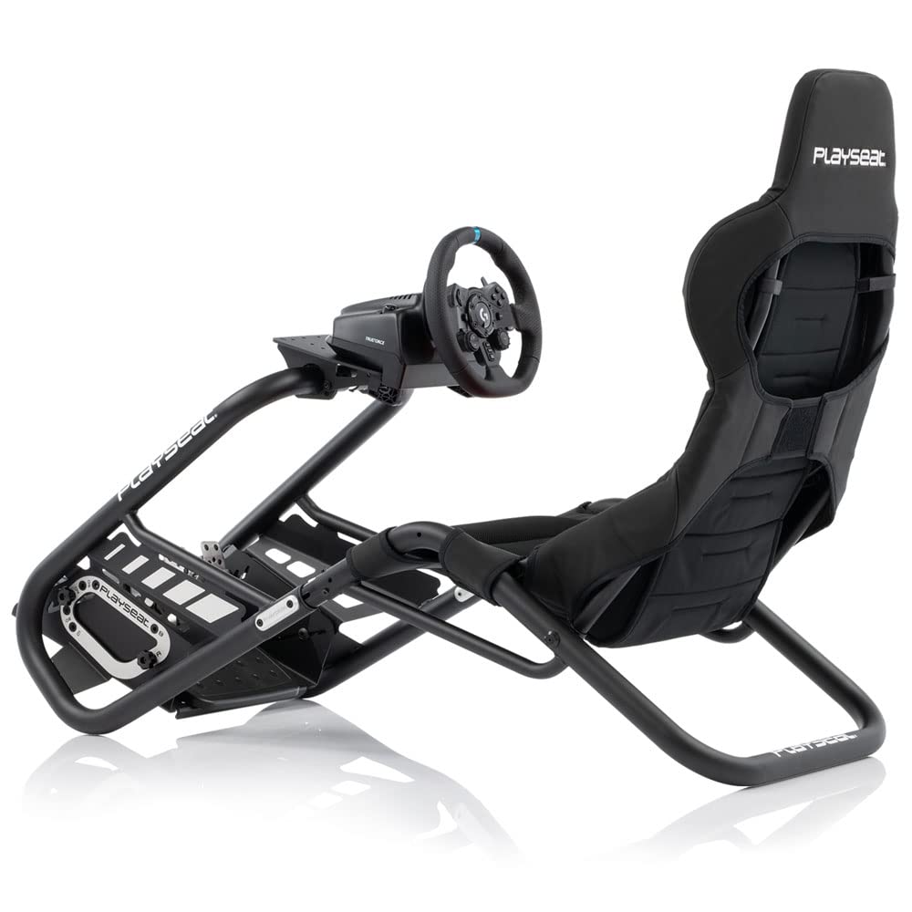 Playseat Trophy Sim Racing Cockpit | High Performance Racing Simulator Cockpit | Supports Direct Drive | Compatible with All Steering Wheels & Pedals on the Market | Supports PC & Console | Black