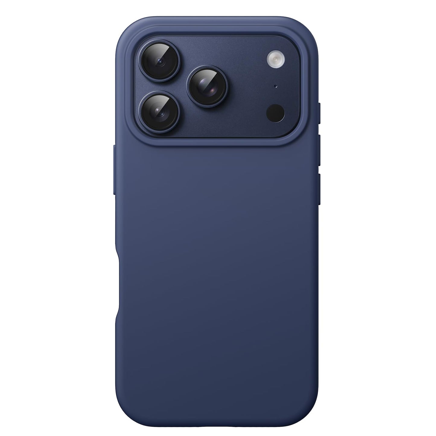 JETech Liquid Silicone Case for iPhone 17 Pro Max 6.9-Inch, Silky Soft Touch Full-Body Protection, Anti-Scratch Shockproof Phone Cover with Microfiber Lining (Dark Blue)