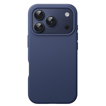 JETech Liquid Silicone Case for iPhone 17 Pro Max 6.9-Inch, Silky Soft Touch Full-Body Protection, Anti-Scratch Shockproof Phone Cover with Microfiber Lining (Dark Blue)