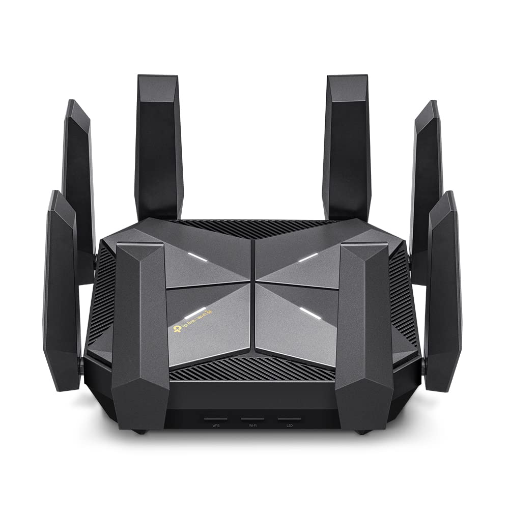 TP-Link Tri-Band AXE5400 Wi-Fi 6E Gaming Router Archer GXE75 | 6-Stream 5.4 Gbps | 1×2.5G + 4×1G Ports, USB 3.0 | Exclusive Acceleration, Gaming Port & Panel, RGB Lighting | EasyMesh, HomeShield