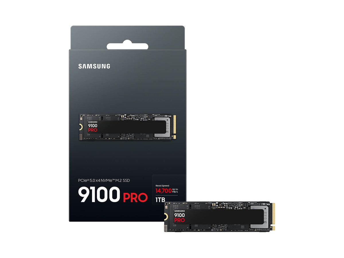 Samsung SSD 9100 PRO 2TB, PCIe 5.0x4 M.2 2280, Up to 14,700MB/s