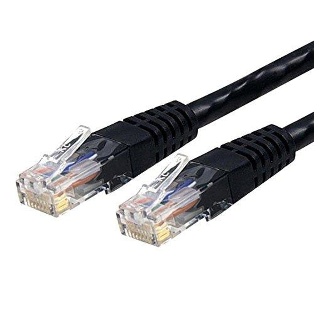StarTech 6ft CAT6 Ethernet Cable - White CAT 6 Gigabit Ethernet Wire -250Mhz 100W PoE RJ45 UTP Molded Network Patch Cord with Strain Relief (C6PATCH6WH)