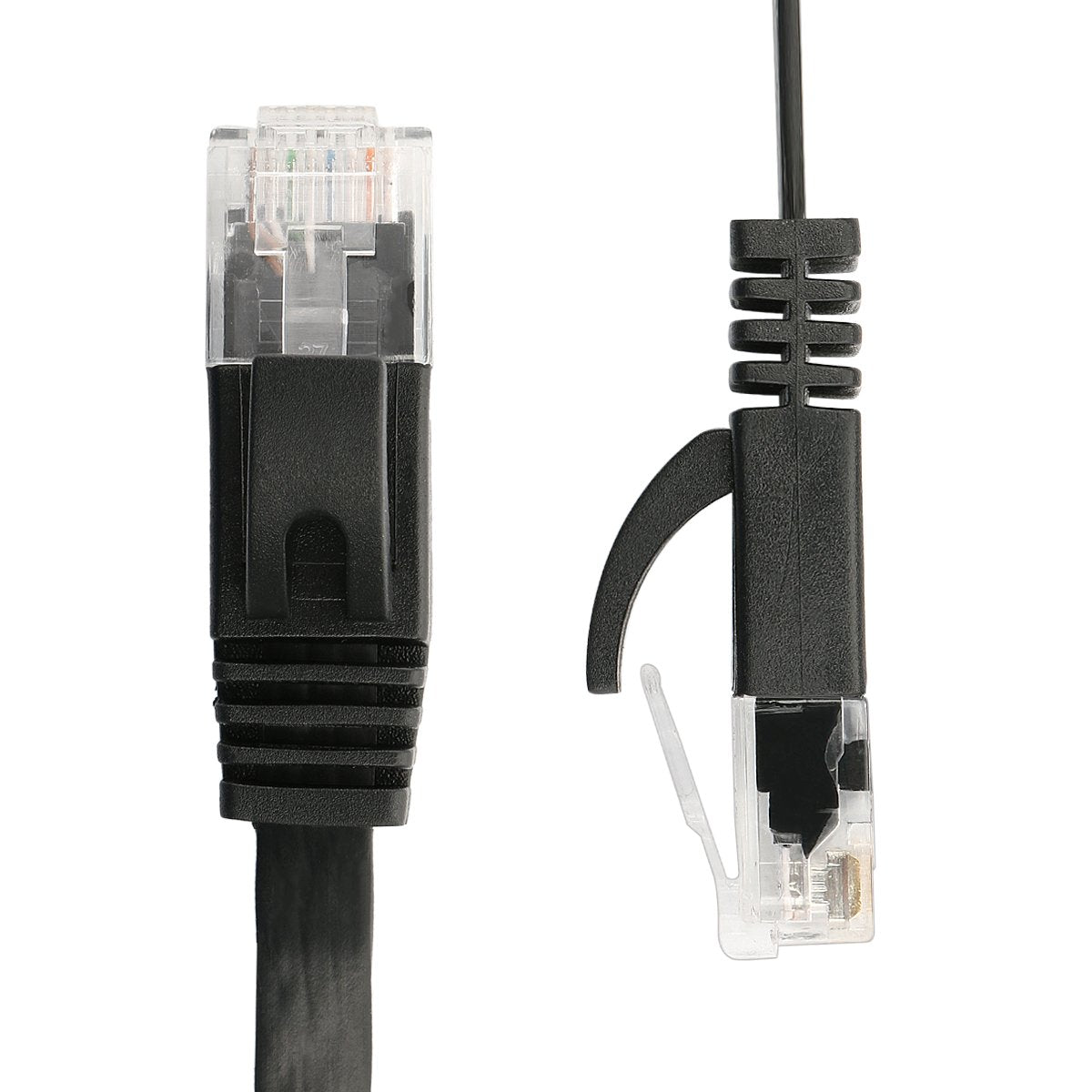 Jadaol Cat 6 Ethernet Cable 50 ft, 10Gbps Support Cat8 Cat7 Network, Flat RJ45 LAN Patch Cable, High-Speed Wired Internet Cable for Router, Modem, Switch, Gaming Consoles, PC, Streaming Devices, White