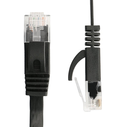 Jadaol Cat 6 Ethernet Cable 50 ft, 10Gbps Support Cat8 Cat7 Network, Flat RJ45 LAN Patch Cable, High-Speed Wired Internet Cable for Router, Modem, Switch, Gaming Consoles, PC, Streaming Devices, White