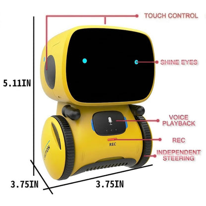 98K Robot Toys for Girls and Boys Rechargeable, Touch and Voice Control Robots Interactive Talking Smart Partner and Teacher with Singing, Dancing, STEM Toy Gifts for Kids Age 3 and Up