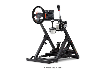 Next Level Racing Wheel Stand 2.0. Steering wheel stand for Thrustmaster, Fanatec, moza Racing on PC and video game consoles. Upgradeable to full cockpit with GTSeat add-on (not included)