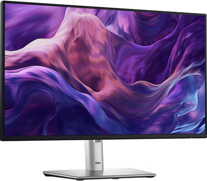 Dell P2425H 24" Full HD 1080p 16:9 Dual LED Monitor, Black/Silver Bundle with 2X Deco Gear 6FT Universal 4K HDMI 2.0 Cable with 28AWG Pure Copper Conductor