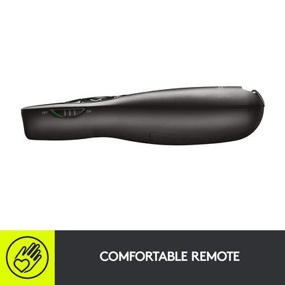 Logitech Wireless Presenter R800, PowerPoint Clicker with Green Laser Pointer, Wireless Presentation Clicker Remote
