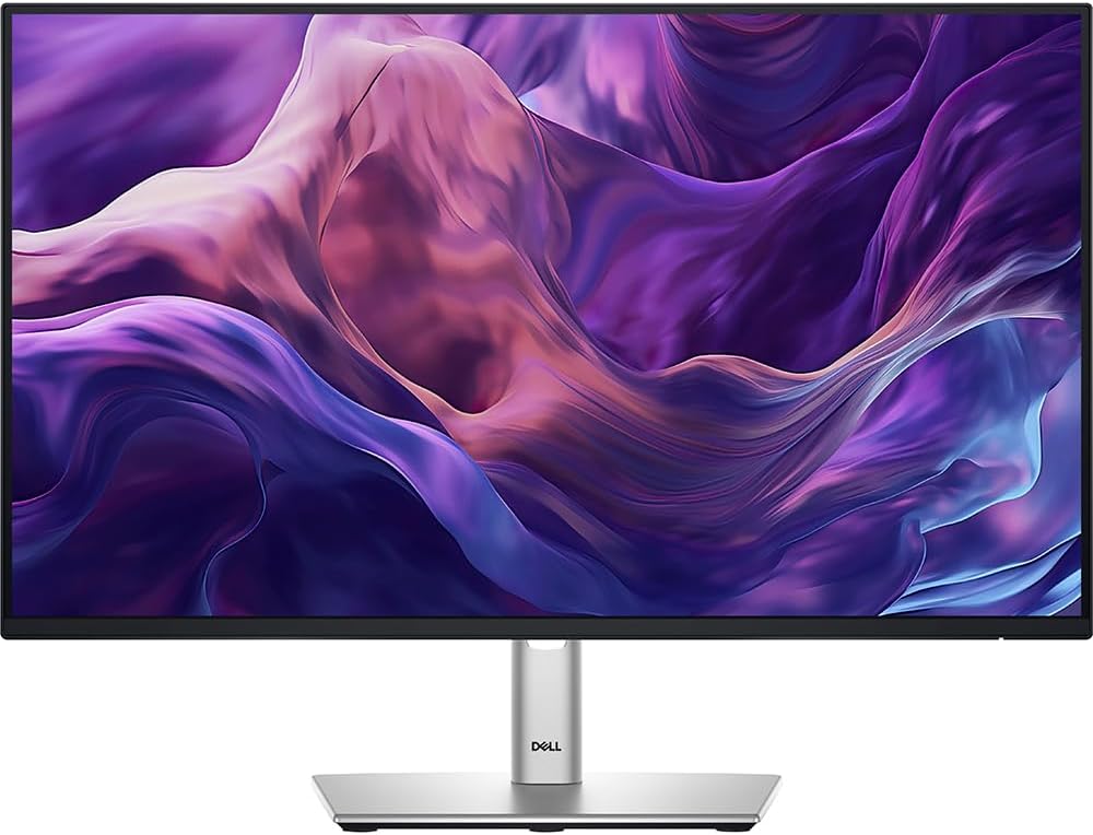 Dell P2425H 24" Full HD 1080p 16:9 Dual LED Monitor, Black/Silver Bundle with 2X Deco Gear 6FT Universal 4K HDMI 2.0 Cable with 28AWG Pure Copper Conductor