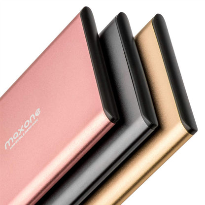 Maxone 500GB Ultra Slim Portable External Hard Drive HDD USB 3.0 Compatible with PC, Laptop, Charcoal Grey