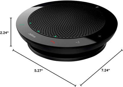 Jabra Speak 410 Corded Speakerphone for Softphones – Easy Setup, Portable USB Speaker for Holding Meetings Anywhere with Outstanding Sound Quality