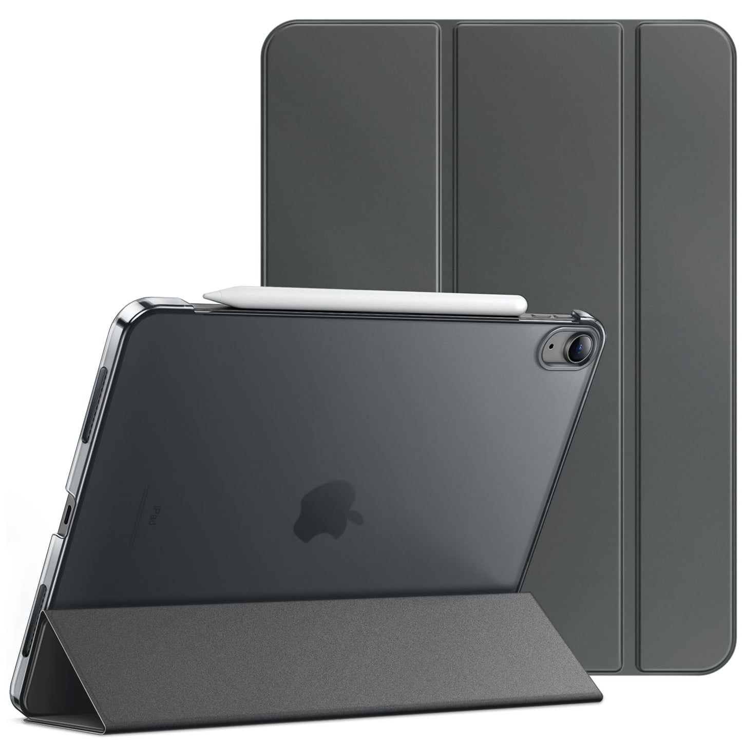 JETech Case ONLY for iPad Air 11-Inch M4/M3/M2 (2026/2025/2024), iPad Air 5/4 (2022/2020 5th/4th Generation 10.9-Inch), Slim Stand Hard Back Shell Cover with Auto Wake/Sleep (Starlight)