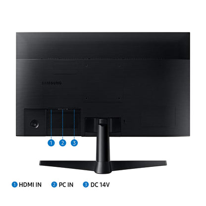 Samsung 27' T35F Series FHD 1080p Computer Monitor, 75Hz, IPS Panel, HDMI, VGA (D-Sub), AMD FreeSync, Wall Mountable, Game Mode, 3-Sided Border-Less, Eye Care, LF27T350FHNXZA