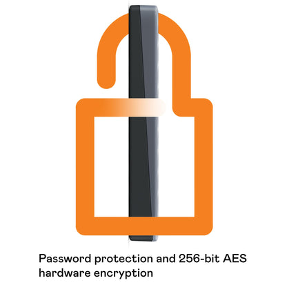 WD 5TB My Passport, Portable External Hard Drive, Black, backup software with defense against ransomware, and password protection, USB 3.1/USB 3.0 compatible - WDBPKJ0050BBK-WESN