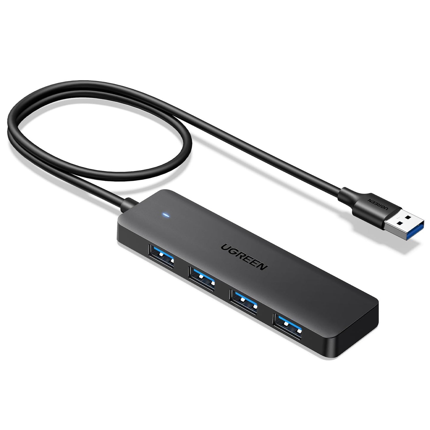UGREEN USB 3.0 Hub, 4 Ports USB A Splitter Ultra-Slim USB Expander for Mouse, Keyboard, Flash Drive, U Disk, Printer Compatible with Laptop, Desktop PC, Xbox, PS5, and More
