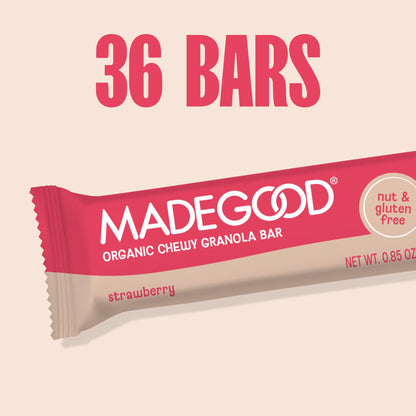 MadeGood Granola Variety Pack, Crunchy Squares, Bites, Bars, and Morning Bars for Breakfast and Healthy Snacking, Organic and Gluten Free, 36 Pack