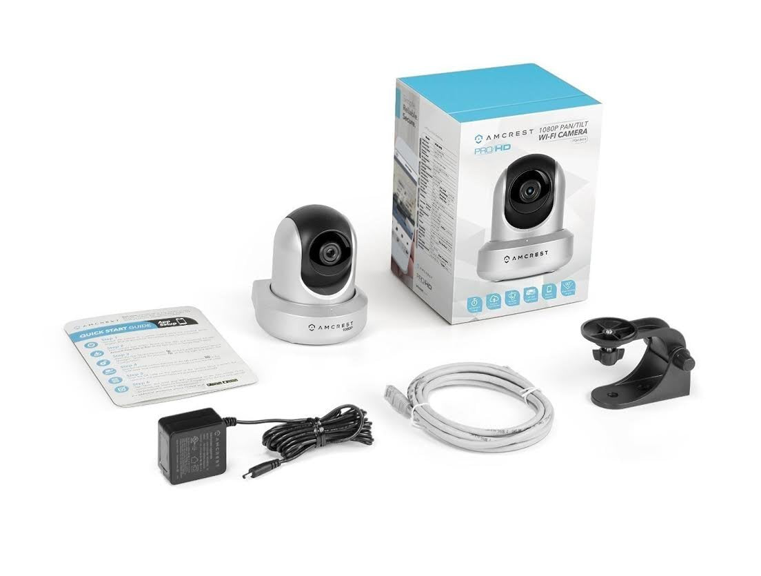 Amcrest ProHD 1080P WiFi 2MP (1920TVL) Indoor Pan/Tilt Security Wireless IP Camera IP2M-841B (Black)
