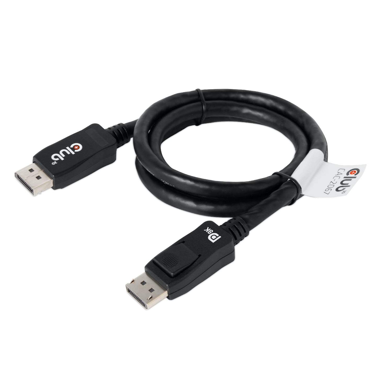Club3D CAC-2068 VESA Certified DisplayPort to DisplayPort 1.4/Hbr3 M/M Cable DP 1.4 8K 60Hz 2m - 6,56ft