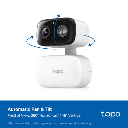 TP-Link Tapo Pan/Tilt Security Camera for Baby Monitor, Pet Camera w/Motion Detection, 1080P, 2-Way Audio, Night Vision, Cloud & SD Card Storage, Works with Alexa & Google Home (Tapo C200)