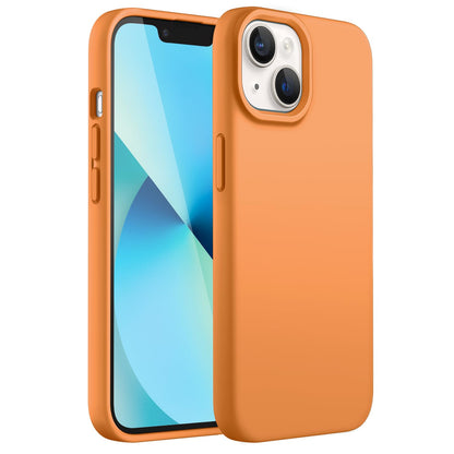 JETech Silicone Case for iPhone 13 6.1-Inch, Silky-Soft Touch Full-Body Protective Phone Case, Shockproof Cover with Microfiber Lining (Black)