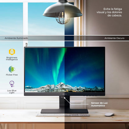 BenQ GW2480 Computer Monitor 24" FHD 1920x1080p | IPS | Eye-Care Tech | Low Blue Light | Anti-Glare | Adaptive Brightness | Tilt Screen | Built-in Speakers | DisplayPort | HDMI | VGA,Black