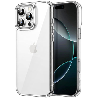 JETech Case for iPhone 16 6.1-Inch, Non-Yellowing Shockproof Phone Bumper Cover, Anti-Scratch Clear Back (Clear)