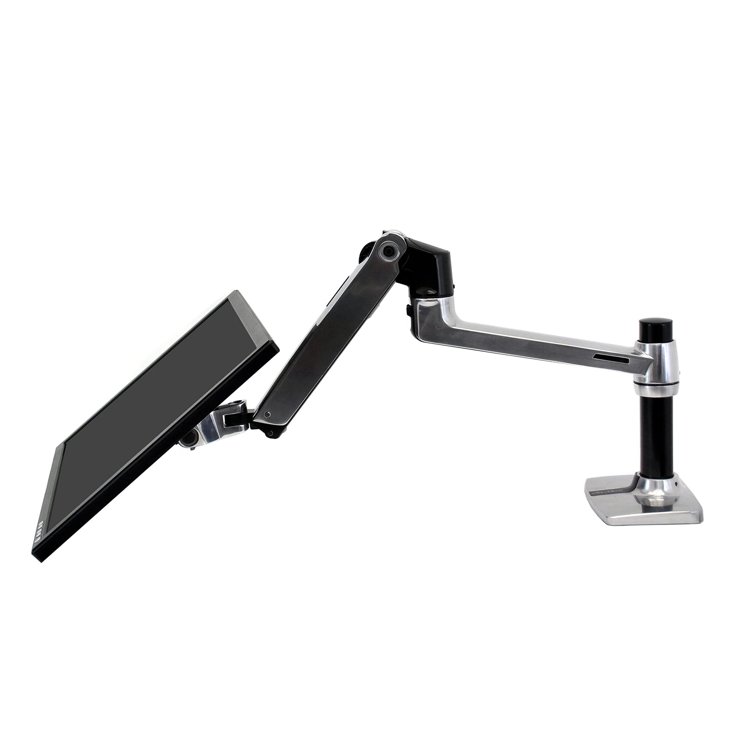 Ergotron – LX Monitor Arm, Single Monitor Desk Mount – fits Flat Curved Ultrawide Computer Monitors up to 34 Inches, 7 to 25 lbs, VESA 75x75mm or 100x100mm – Polished Aluminum