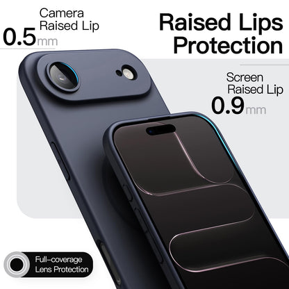 JETech Magnetic Slim Case for iPhone 17 Pro Max 6.9-Inch, Compatible with MagSafe, Ultra-Thin Lightweight Minimalist Phone Cover with Matte Finish and Full Camera Lens Protection (Black)