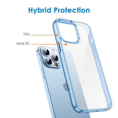 JETech Case for iPhone 13 Pro Max 6.7-Inch, Non-Yellowing Shockproof Phone Bumper Cover, Anti-Scratch Clear Back (Clear)