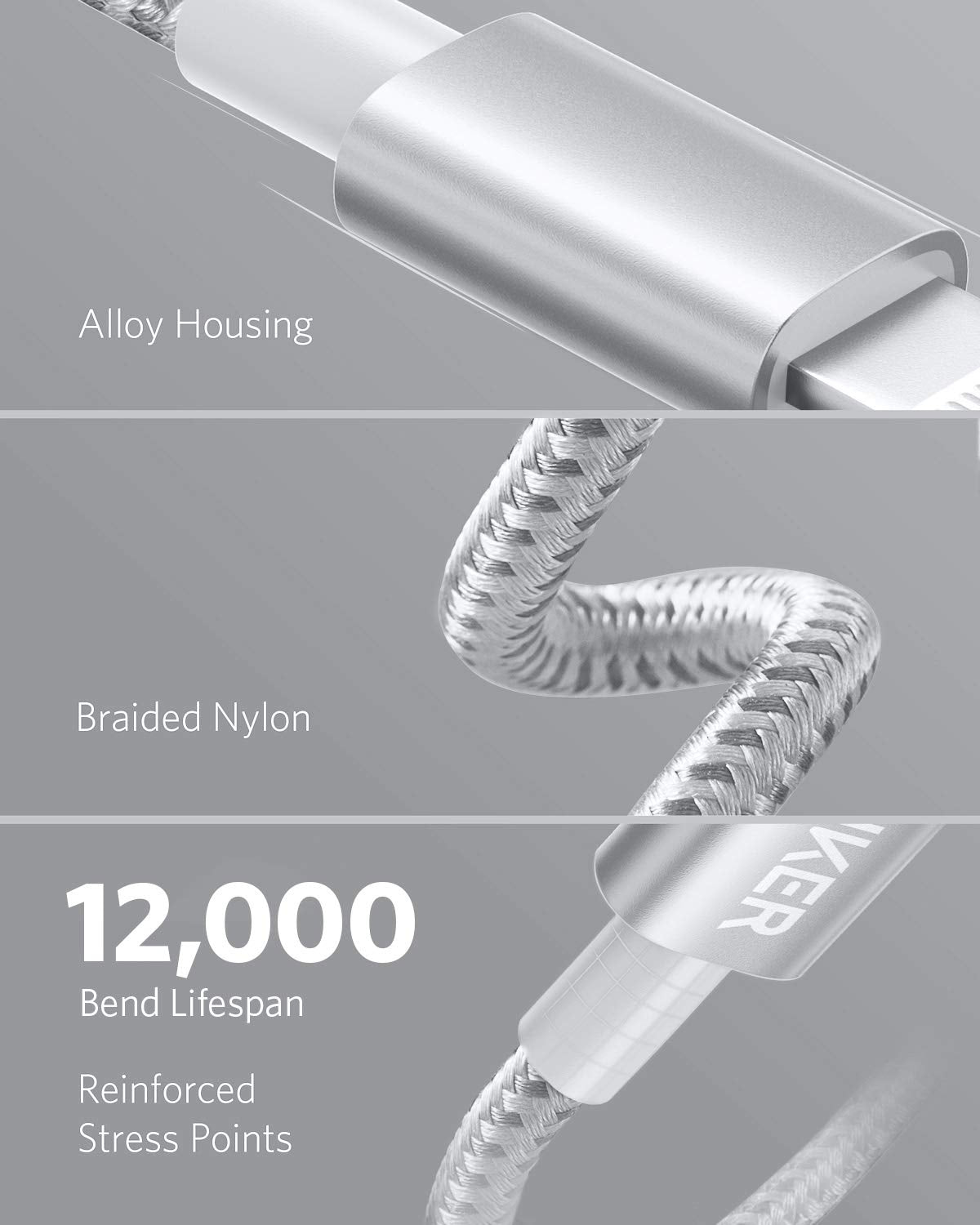 Anker New Nylon USB C to Lightning Cable, Apple MFi Certified for iPhone 14 Series, and More (6FT, Black)