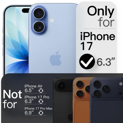 JETech Magnetic Slim Case for iPhone 17 Pro Max 6.9-Inch, Compatible with MagSafe, Ultra-Thin Lightweight Minimalist Phone Cover with Matte Finish and Full Camera Lens Protection (Black)