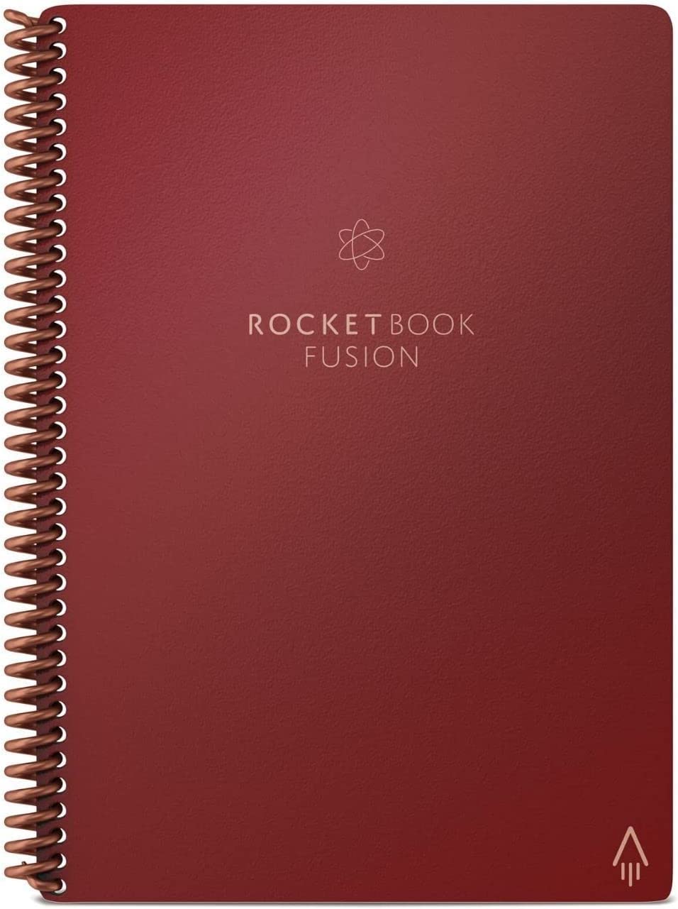 Rocketbook Fusion Hybrid Reusable Planner and Notebook in One, Additional Blank Pages, Goal and Project Tracker, Undated Planner, Letter Size 8.5x11, Black (Pack of 1)