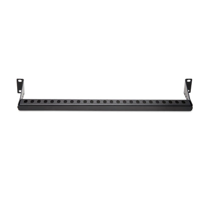 StarTech 10-Pack Horizontal Lacing Bar with 2in (5.1cm) Offset at 75 Degrees, Server Rack Cable Management, 19" Network Rack-Mount Cord Organizer, TAA