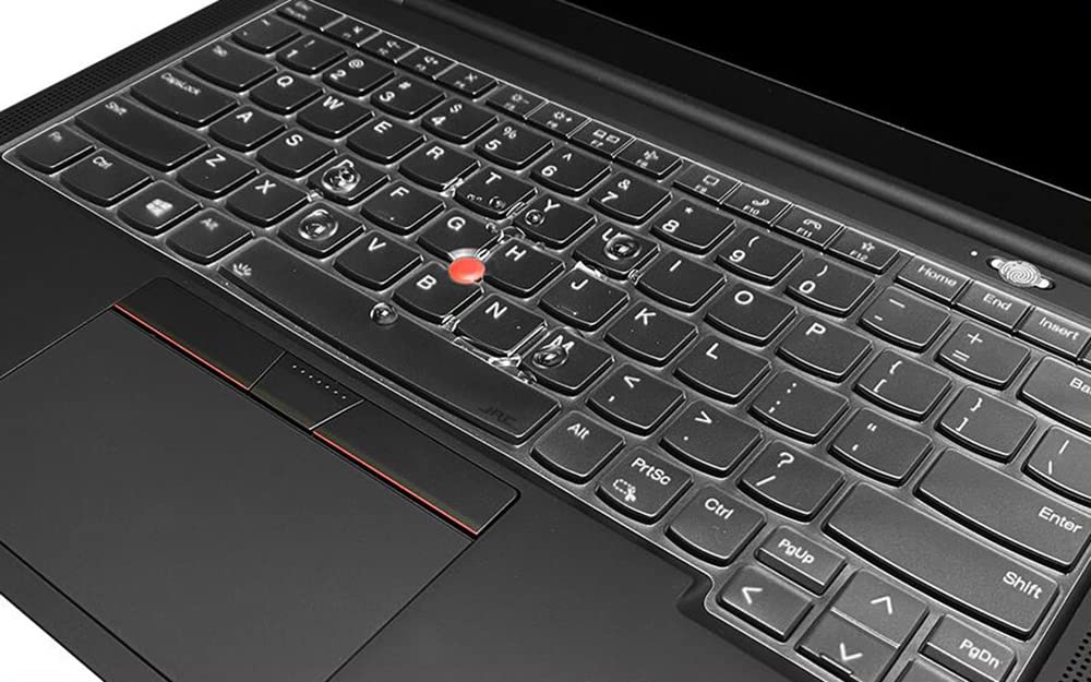 Silicone Keyboard Skin Compatible for 2021 Lenovo ThinkPad X1 Carbon Gen 9 Laptop 14", 2021 Thinkpad X1 Yoga 14", 2021 Thinkpad X1 Yoga Gen 6 14" Laptop (NOT Fit 2020-2017 release old Versions) (Black