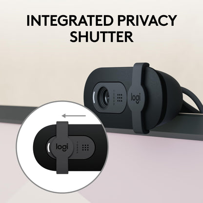 Logitech C270 HD Webcam, 720p, Widescreen HD Video Calling, Light Correction, Noise-Reducing Mic, Works with Zoom, Nintendo Switch 2’s new GameChat Mode, PC/Mac/Laptop/MacBook/Tablet - Black