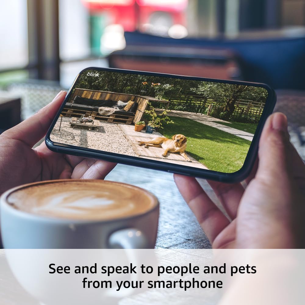 Blink Outdoor 4 – Wireless smart security camera, two-year battery, 1080p HD day and infrared night live view, two-way talk – 2 camera system