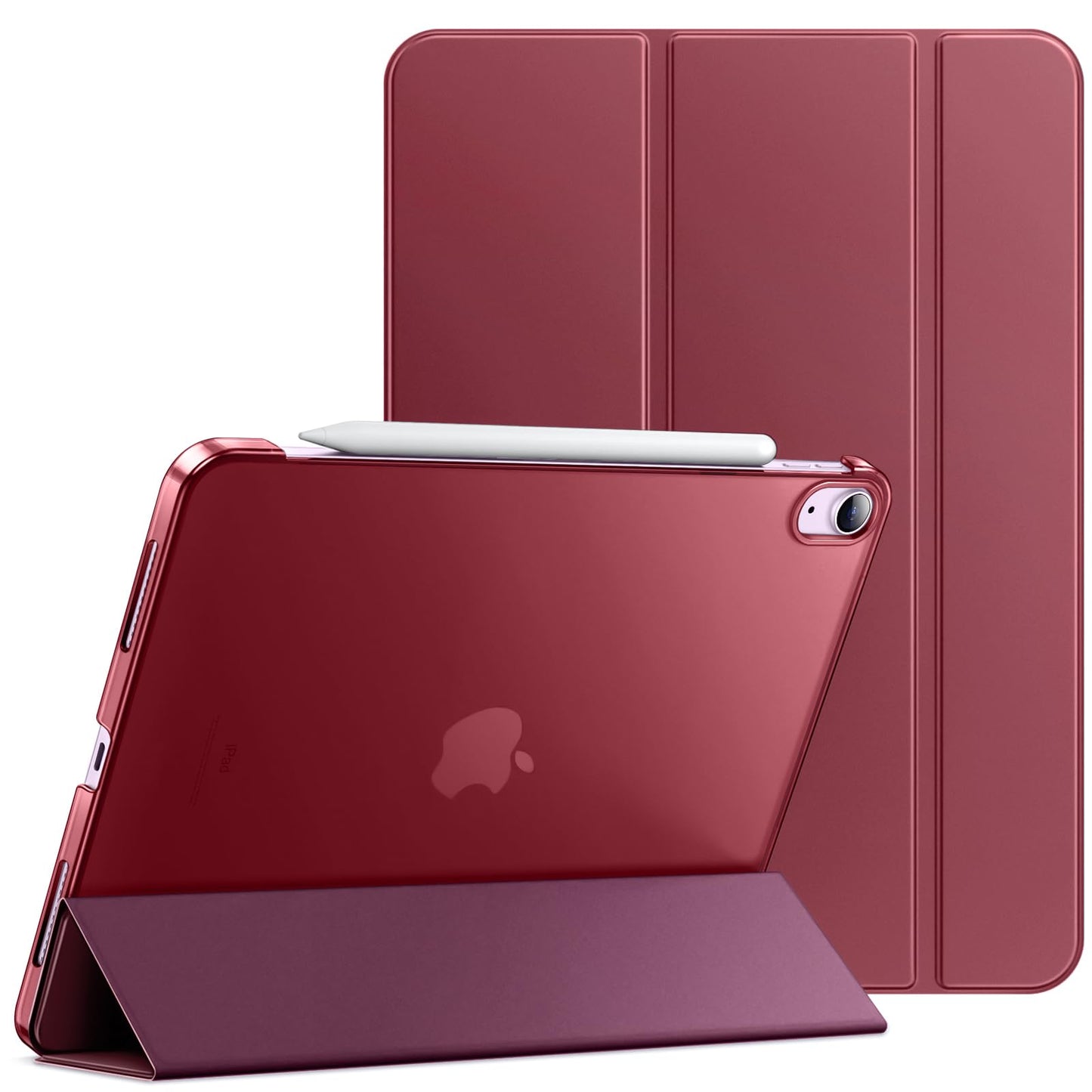 JETech Case ONLY for iPad Air 11-Inch M4/M3/M2 (2026/2025/2024), iPad Air 5/4 (2022/2020 5th/4th Generation 10.9-Inch), Slim Stand Hard Back Shell Cover with Auto Wake/Sleep (Starlight)