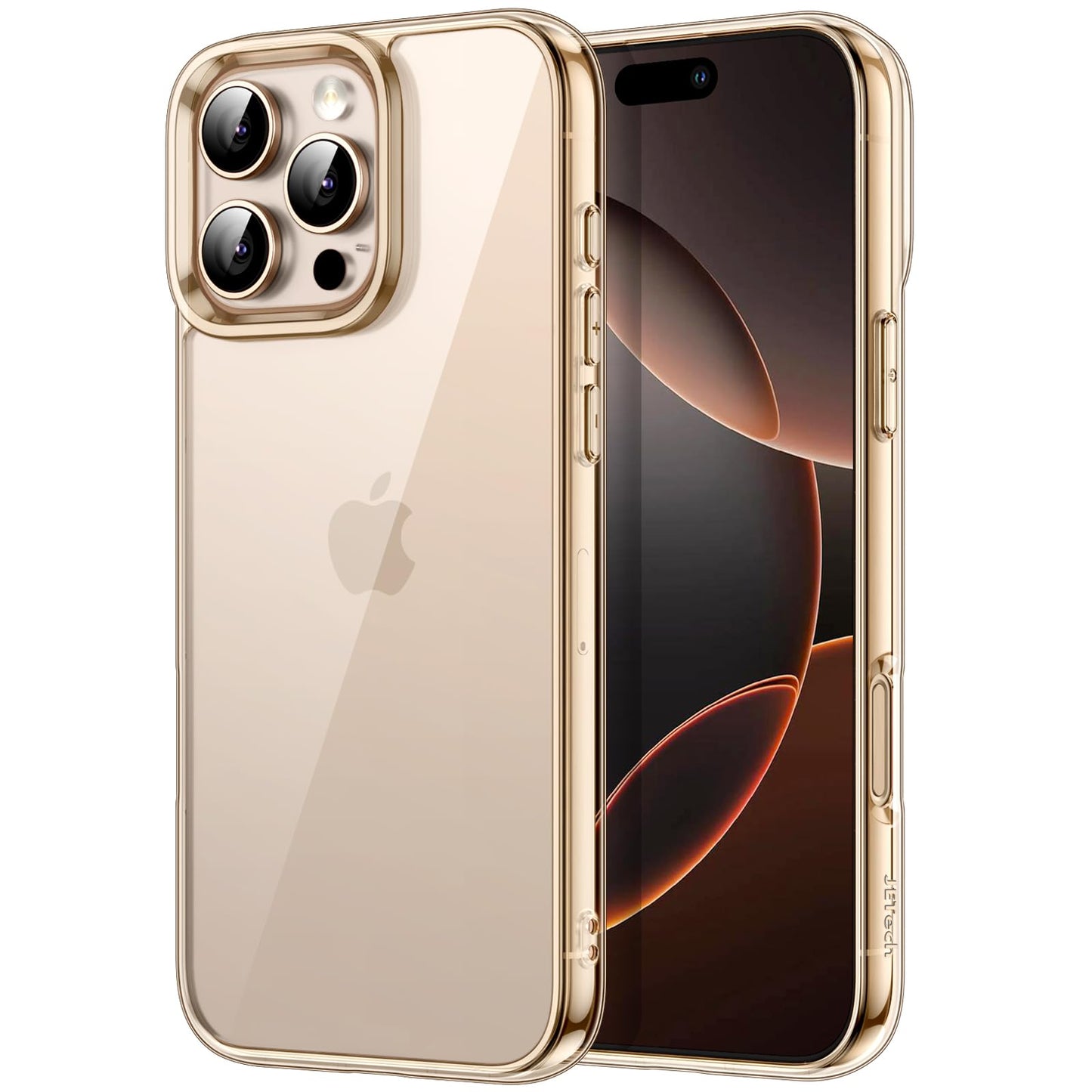 JETech Case for iPhone 16 6.1-Inch, Non-Yellowing Shockproof Phone Bumper Cover, Anti-Scratch Clear Back (Clear)