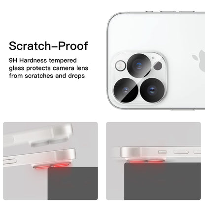 JETech Camera Lens Protector for iPhone 14 6.1-Inch and iPhone 14 Plus 6.7-Inch, 9H Tempered Glass, Anti-Scratch, Case Friendly, Does Not Affect Night Shots, HD Clear, 3-Pack