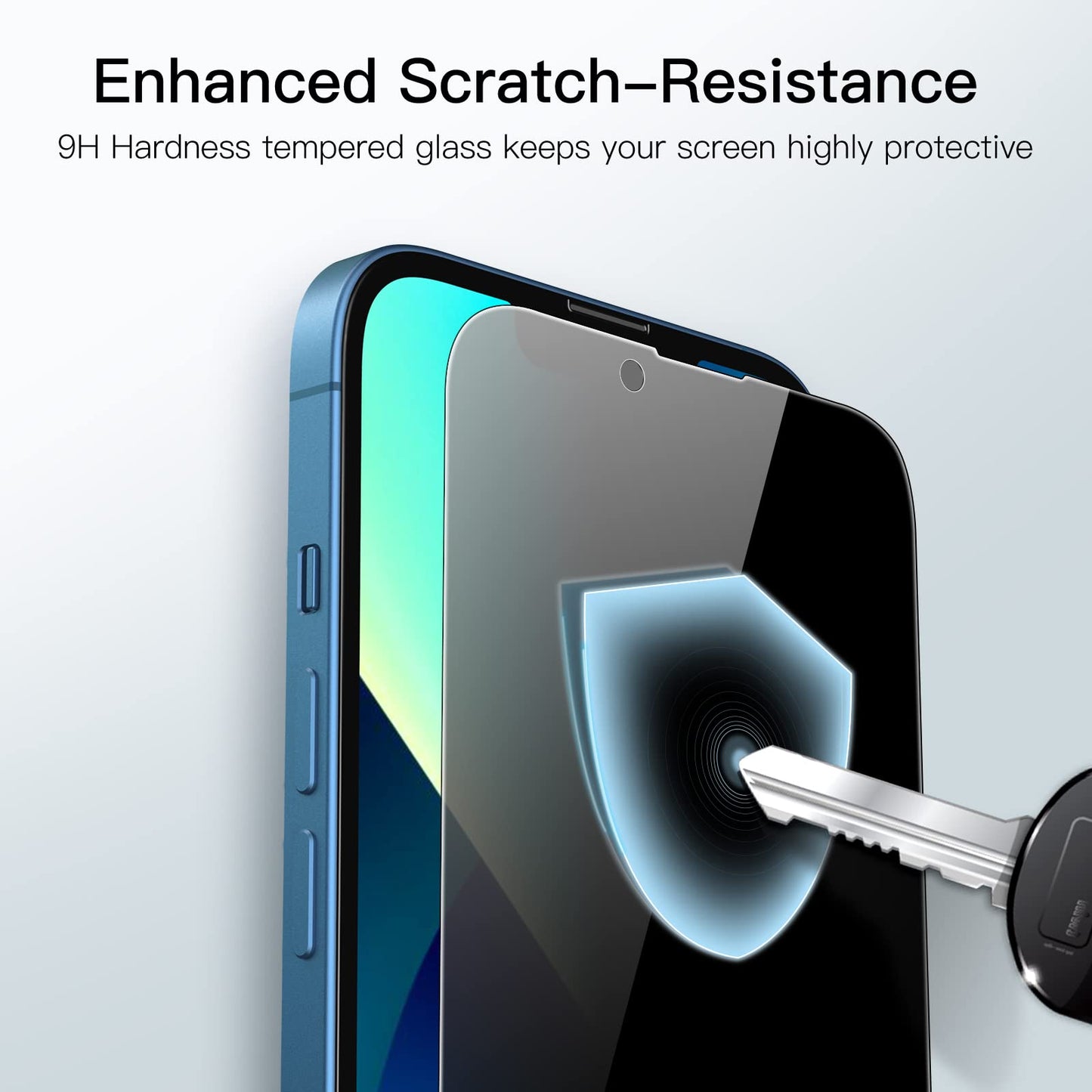 JETech Privacy Full Coverage Screen Protector for iPhone 14 Pro Max 6.7-Inch, Anti-Spy Tempered Glass Film, Edge to Edge Protection Case-Friendly, 2-Pack