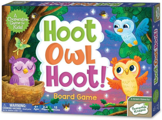 Peaceable Kingdom Hoot Owl Hoot - Cooperative Matching Game For Kids