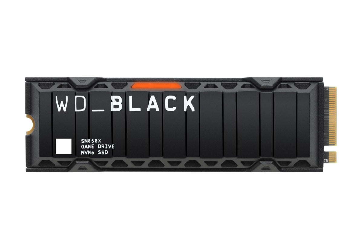 WD_BLACK SN850X 1TB NVMe SSD - M.2 2280, Up to 7,300 MB/s Read speeds, Up to 6,300 MB/s write speeds, Gaming Expansion, High Performance Internal Solid State Drive - WDS100T2X0E