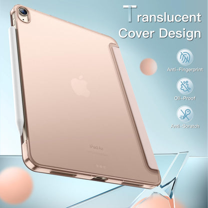 JETech Case ONLY for iPad Air 11-Inch M4/M3/M2 (2026/2025/2024), iPad Air 5/4 (2022/2020 5th/4th Generation 10.9-Inch), Slim Stand Hard Back Shell Cover with Auto Wake/Sleep (Starlight)